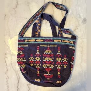 Johnny Was JWLA Embroidered Tote Bag